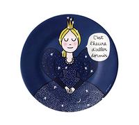 Soledad ASSIETTE À DESSERT PRINCESSE ''C'EST L'HEURE D'ALLER DORMIR'' Ø 20cm