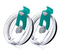 Soledea Lot de 2 couvercles de rechange pour gobelet YETI de 591 ml, tasse de 30/710 ml et Lowball de 300 ml, couvercles anti-déversement