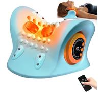 Soleida Neck Massager, Neck Therapy Pro Wireless, masseur de cou 5 en 1, relaxant pour le cou et le dos avec chaleur, 5 modes et 6 vitesses, véritable soulagement en seulement 15 minutes