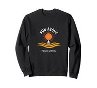 Soleil au-Dessus de la Paix dans Le Calme du Yoga Sweatshirt