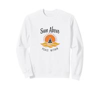 Soleil au-Dessus de la Paix dans Le Calme du Yoga Sweatshirt
