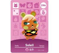 Soleil - Carte Nintendo Animal Crossing Happy Home Designer Amiibo - 296