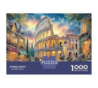 Soleil Colisée Rome pour Développement : 1000 Pièces Puzzle De Développement Cognitif Colosseum Rome Jeu Éducatif Et De Détente, Une Superbe Idée Cadeau pour L'apprentissage 38x26cm/1000pcs