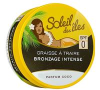 Soleil des îles - Graisse à traire bronzage intense parfum Coco SPF 0 - 150ml