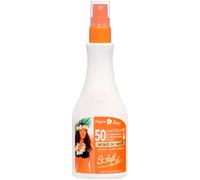 Soleil des Îles | Lait Solaire au Monoï de Tahiti SPF50 - Protège Nourrit et Hydrate toute la famille - Sans Paraben - Parfum Fleurs de Tiaré - Fabriqué en France