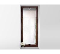 Soleil d'Ocre 046681 Emilie Brise Bise Brodé Coton Gris 70x200 cm