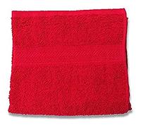 Soleil d'Ocre 431044 Serviette de Toilette Coton Rouge 50x90 cm