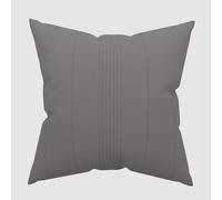 Soleil d'ocre, Adele Housse de Coussin, Coton, Gris, 40x40 cm