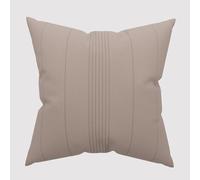 Soleil d'ocre, Adele Housse de Coussin, Coton, Taupe, 40x40 cm