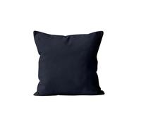 Soleil d'ocre, Alix Coussin déhoussable Polyester Bleu Marine 40x40 cm