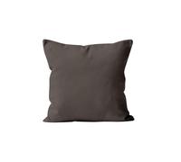 Soleil d'ocre, Alix Coussin déhoussable Polyester Moka 40x40 cm