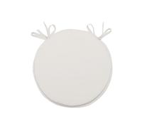 Soleil d'ocre, Alix Dessus de Chaise Bistrot, Polyester, Blanc, 40 cm