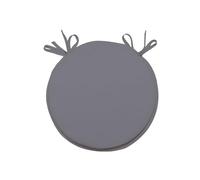 Soleil d'ocre, Alix Dessus de Chaise Bistrot, Polyester, Gris, 40 cm