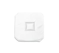 Soleil d'ocre, Alix Dessus de Chaise Gobelin, Polyester, Blanc 40x40x3 cm