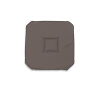 Dessus de chaise gobelin 40x40X3 cm ALIX moka, par