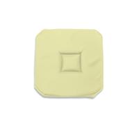 Soleil d'ocre, Alix Dessus de Chaise Gobelin, Polyester, Vert Citron 40x40x3 cm