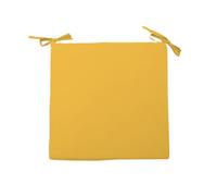 Soleil d'ocre, Alix Dessus de Chaise Imperméabilisé Outdoor Polyester Jaune radieux 40x40x5 cm