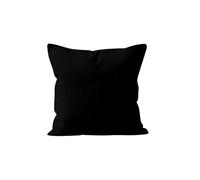 Soleil d'ocre, ALIX Housse de coussin Polyester Noir 40x40 cm