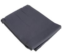 Soleil d'Ocre Nappe Alix rectangulaire anti-tâches polyester Anthracite 140x240 cm
