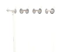 Soleil d'ocre, Alix Rideau à Oeillets, Blanc, Polyester, 135x180 cm