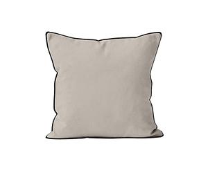 Soleil d'ocre, Bohème Coussin Microfibre lavée, Lin, 60x60 cm