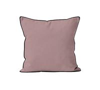 Soleil d'ocre, Bohème Coussin Microfibre lavée, Vieux Rose, 40x40 cm