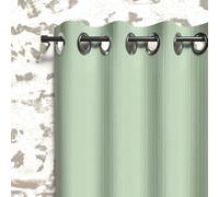 Soleil d'ocre, Boheme Rideau occultant à Oeillets 135x180 cm Vert Eau