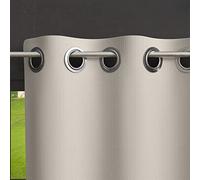 Soleil d'ocre, Boheme Rideau occultant à Oeillets 135x250 cm Lin