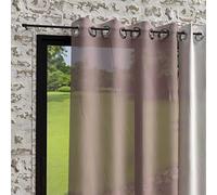 Voilages Soleil D'Ocre BOHEME Rose 135x250 cm