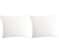Soleil d'ocre, Bouclette Protège taie d'oreiller, Blanc, 65x65 cm (Lot de 2)