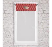 Soleil d'ocre, Brise bise Pur Coton 60x120 cm Love Rouge