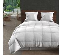 Soleil d'ocre, Couette Confort, Polyester, Blanc, 200x200 cm
