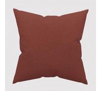Soleil d'ocre, Coussin décoratif 45x45 cm Eclipse Brique