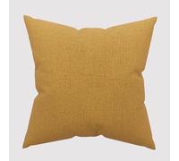 Soleil d'ocre, Coussin décoratif 45x45 cm Eclipse Moutarde