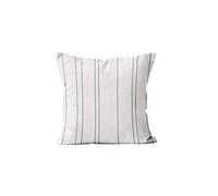 Soleil d'ocre Coussin décoratif 60x60 cm en Coton Kent Blanc et Gris