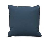 Soleil d'ocre, Coussin en Coton 40x40 cm Panama Bleu Canard