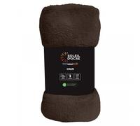 Soleil d'ocre, Couverture Flanelle 220x240 cm Calin Brun