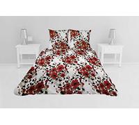 Soleil d'ocre Couvre-lit boutis matelassé 220x240 cm Cecile avec 2 taies d'oreiller