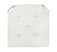 Soleil d'ocre Dessus de Chaise 40X40X4 cm Linen Blanc