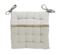 Soleil d'ocre, Dessus de Chaise en Coton capitonné 40x40x5 cm Aimee