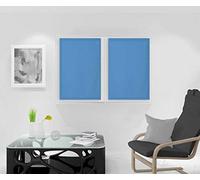 Soleil d'ocre Dolly Brise-bise, Polyester, Bleu, 70 x 90 cm