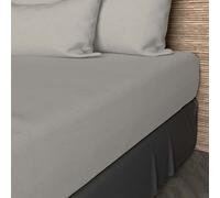 Soleil d'ocre, Drap Housse, Coton 57 Fils, Lin, 140x190 cm