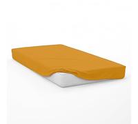 Soleil d'ocre – Drap-housse en coton 57 fils 60x120 cm bébé moutarde