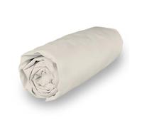 Soleil d'ocre, Drap Housse en Polycoton 180x200 cm Percale Lin