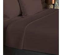 Soleil d'ocre, Drap Plat, Coton 57 Fils, Brun, 180x290 cm