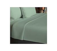 Soleil d'Ocre – Drap plat en coton 57 fils 260x300 cm – uni vert eau