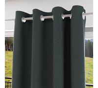 Soleil d'ocre, Eclipse Rideau 100% occultant, PVC, Kaki, 135x250 cm
