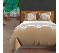 Soleil d'ocre Housse de Couette 260X240 Esprit DE Famille Gris