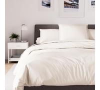 Soleil d'ocre, Housse de Couette en Polycoton 240x220 cm Percale Lin, Idéale Location saisonnière et Hotellerie