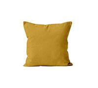 Soleil d'Ocre Housse de Coussin 40x40 cm Alix Jaune, Polyester